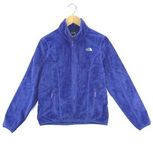 The North Face Osito Fleece Jacket Womens S Blue Full Zip Soft Warm Outerwear